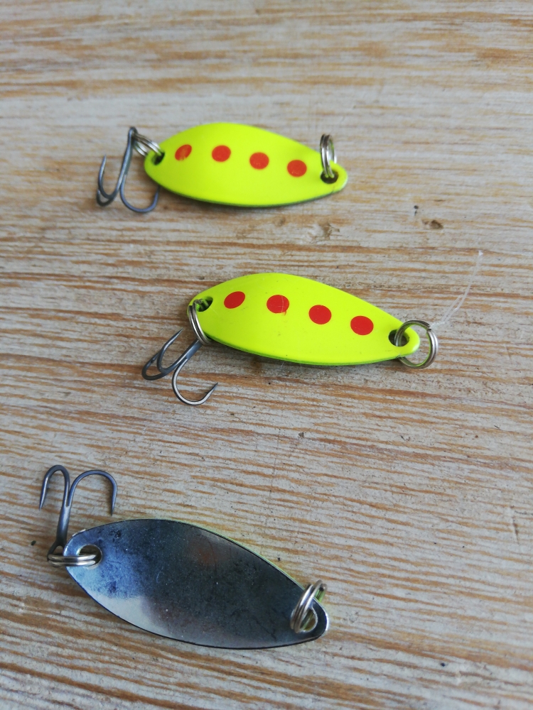 Lot de 3 cuillères ondulante 3gr 