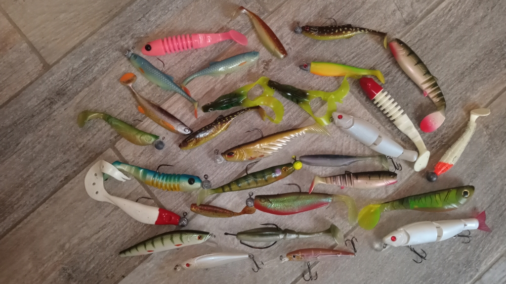 Lot de leurres souples