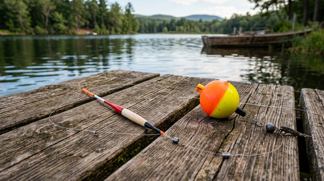 Flotteurs de pêche de formes différentes pour étang et rivière